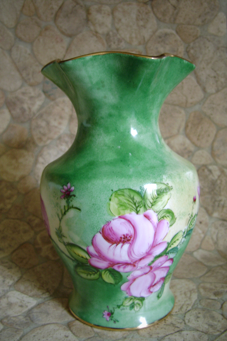 Vase décoré